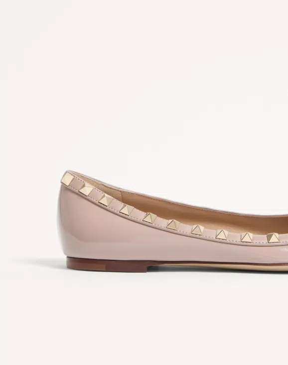 Valentino Patent Rockstud Ballet Flat - Image 2